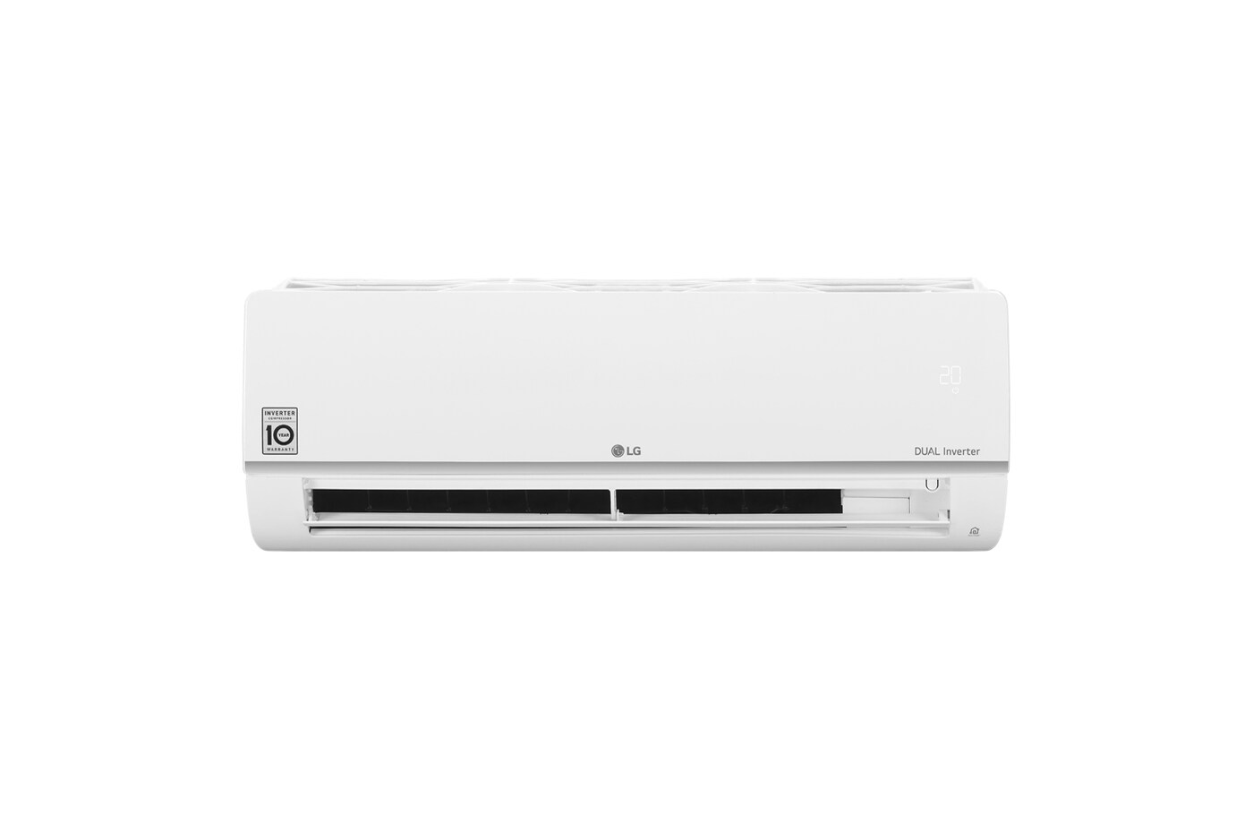 Ar condicionado mural branco LG Standard Plus Dual Inverter